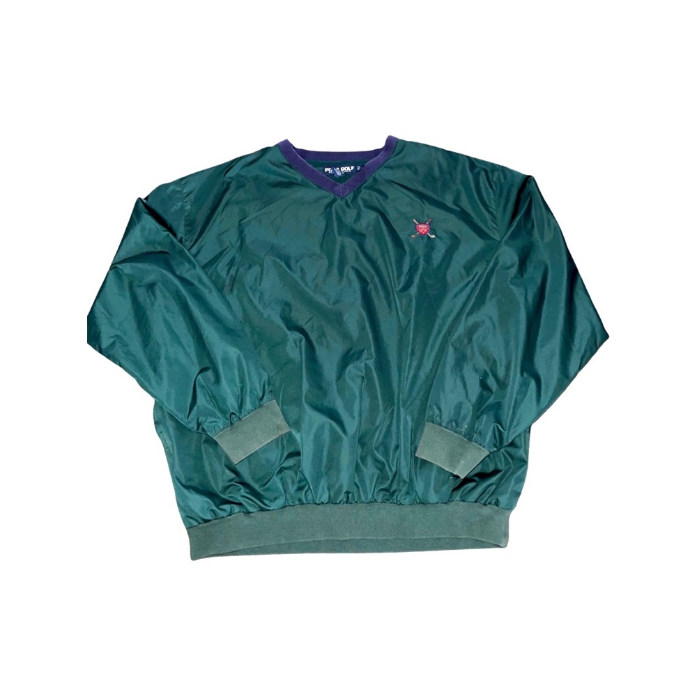 Vintage 90’s Polo Golf Preppy Long-sleeve Pull-Over: Adult XL: Ralph Lauren